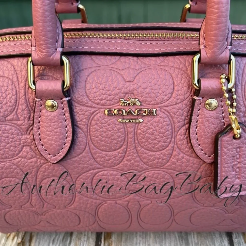 Coach Mini Rowan Crossbody Bag In Signature Leather Purse